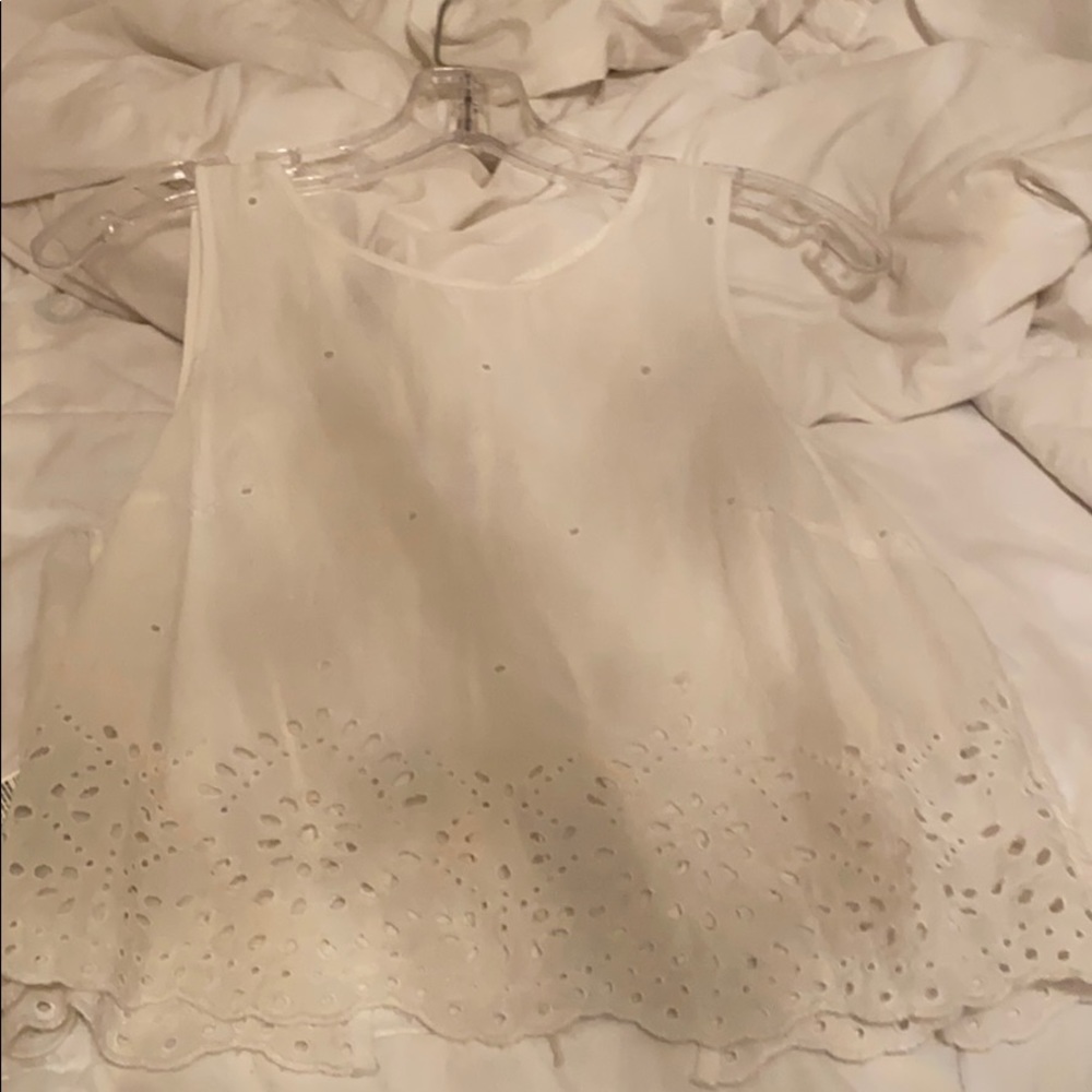 Adorable white  tank